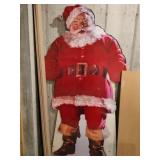 Cardboard Santa display 71 in tall