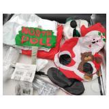 Blow up Santa's workshop North Pole