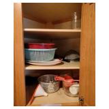 Cabinet with contents