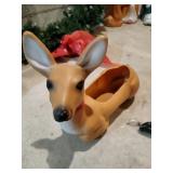 Blow mold  Fawn planter