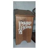 Wooden potato box 12x10x20