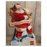 Coca-Cola Santa holiday display 51 in tall