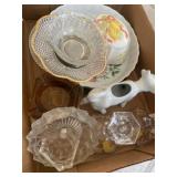 Ashtrays, candle holders ,plates, and more