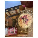 Clocks, Candle & Figurine