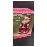 Gemmy 15in musical rocking santa claus