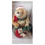 32in plush Christmas santa bear