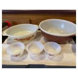 Pyrex Mixing Bowl, Anchor Hocking Casserole