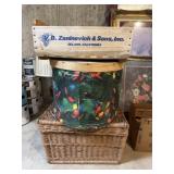 Baskets and Crate Lot