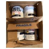 Two Boxes of Rust Tough Latex Paint for Metal