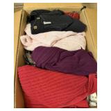 Box Lot of Vintage Womenï¿½s Clothing & Textiles