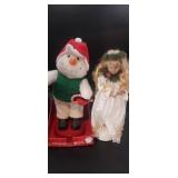 Gemmy , singing dancing snowman , and lighted