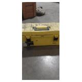 Yellow true value tool box with contents