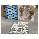 Vinyl Records LPs The Doors, The Who, empty The