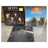 Vinyl Records LPs Queen, Aerosmith, Pink Floyd