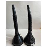 2 Flexible funnels with mesh screens
