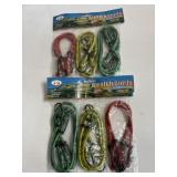 12 assorted bungee cords 2x 12 in,18 in, 24 in