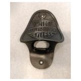 Cast iron Harley-Davidson bottle opener