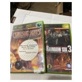 2 Xbox games Crimson skies and rainbow six 3