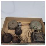 Bells and oil cans and hammer