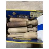Wooden potato mashers/dough mashers