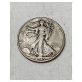 1945 walking Liberty half dollar