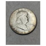 1950 Franklin silver half dollar