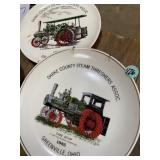 Two Drake County steam threshers Association