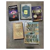 5 collectible paperback and hardcover books