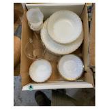 Collection of fire king dishware, and fire king