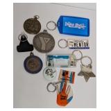 Vintage Indiana Mostly Keychains Collection