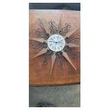 Vintage Welby MCM wall clock. Keeps time but not