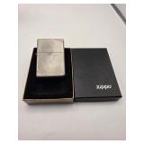 Zippo Silverplate Lighter with Box