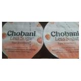 Case of 12 chobani less sugar ripe strawberry