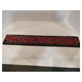 Modern cast iron Winchester sign 14x2.5