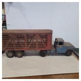 Tonka press steel cattle truck