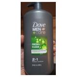 New. 31oz dove 2 in 1 shampoo and conditioner