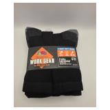 Fruit of the Loom Work Gear crew Socks 6 pair