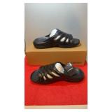 Livrerpi size 12 men black slip on shoes (new)