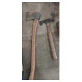 Craftsman ax and roofing hammer