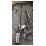 E-tool , hand saw , and digger