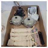 Palm tree light, shower head, reusable bags and