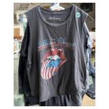 Rolling Stones cutoff T-shirt size XL