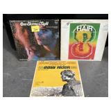 Vinyl Records LPs HAIR, one stormy night, easy