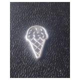 1-Gram .999 Fine Silver Ice Cream Cone