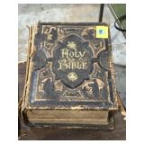 Old family Holy Bible, cover needs restoration