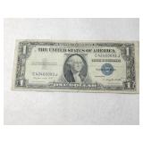 1935 Blue seal silver certificate 1$