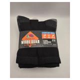 Fruit of the Loom Work Gear crew Socks 6 pair