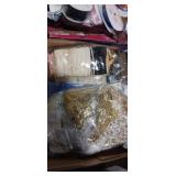 Seam binding straps and decorative materials