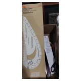 Styling curved tool, Fabric scissors