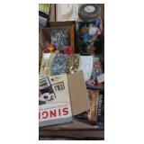 Buttons, beads, batteries ,& safety pins